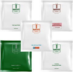 MBR BioChange Liquid Mask Starter Set = Vital L.Mask 20 ml + CyoLine Firm.L.Mask 20 ml + Perf.L.Mask 20 ml + Sens.L.Mask 20 ml + AfterSun Mask 20 ml