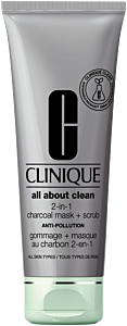 Clinique All About Clean Charcoal Mask + Scrub Anti Pollution