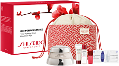 Shiseido Bio Performance ASR Pouch Set =  Cream 50 ml + Clarif. Foam 15 ml + Treat. Softener 30 ml + Power Inf. Conc. 10 ml + Sk.Filler D&N Duo 1 ml + Pouch