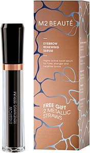 M2Beauté Eyebrow Renewing Serum 4ml Summer Edition + 2 Trinkhalme Gratis